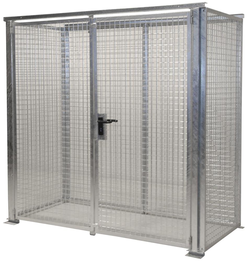 Gasflaschen-Container GFC-M1-DF, feuerverzinkt | 1085