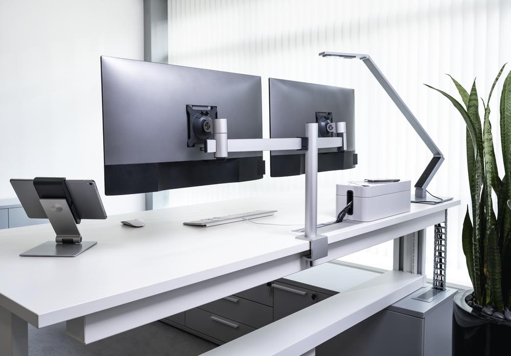 Monitorhalter PREMIUM, 1 oder 2 Monitore