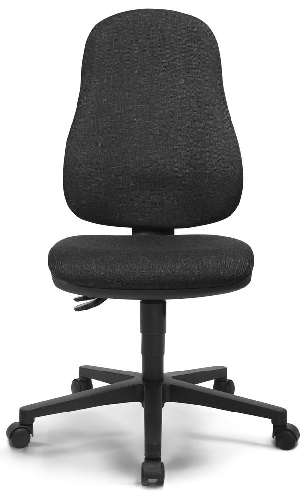 Bürostuhl COMFORT P | Anthrazit | Schwarz | ohne Armlehnen (optional)