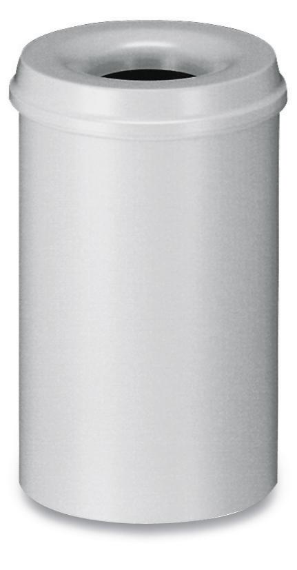 Feuerlöschender Papierkorb 20 Liter | Grau | 20,00