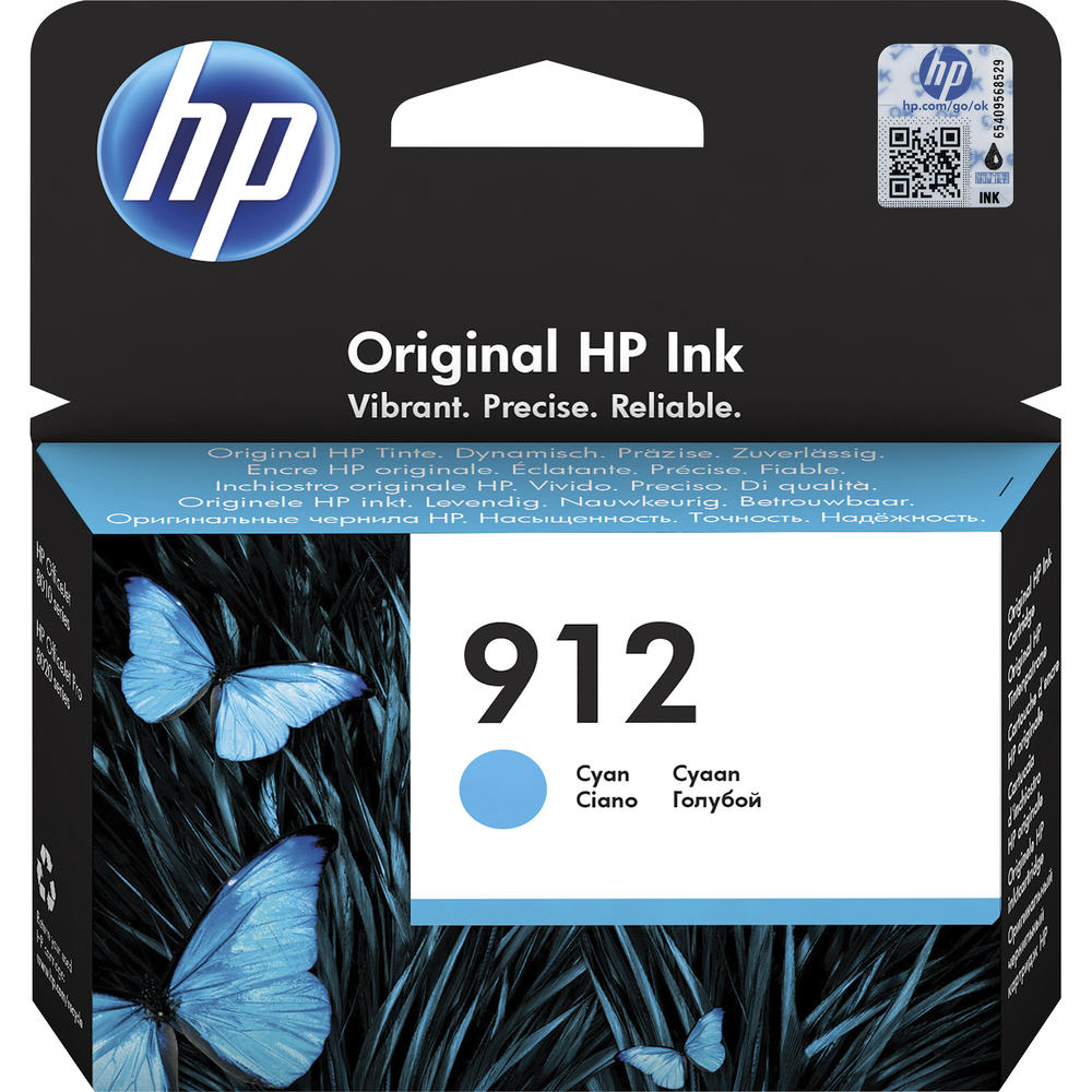 HP Tintenpatrone 3YL77AE 912 315Seiten cyan
