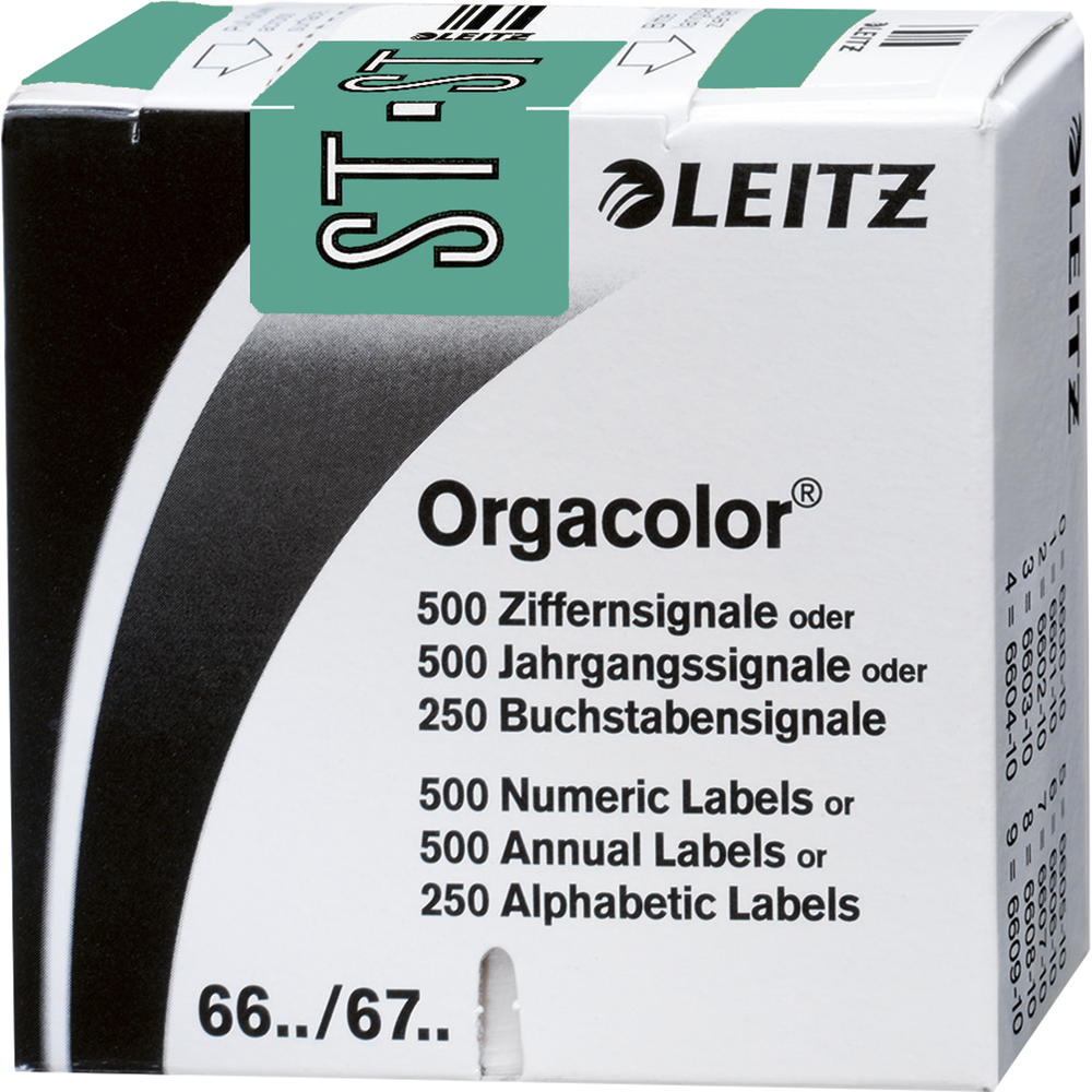 Leitz Buchstabensignal Orgacolor 66371000 ST