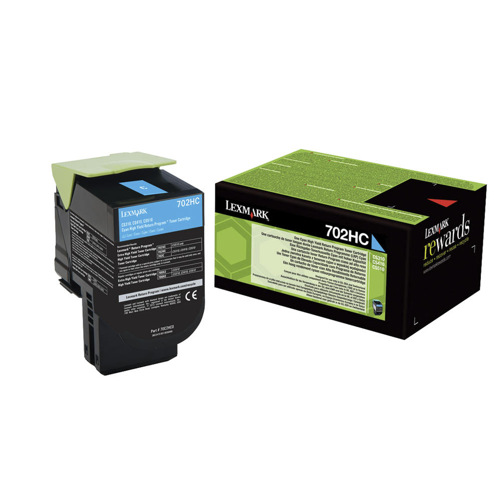 Lexmark Toner 70C2HC0 3.000Seiten cyan