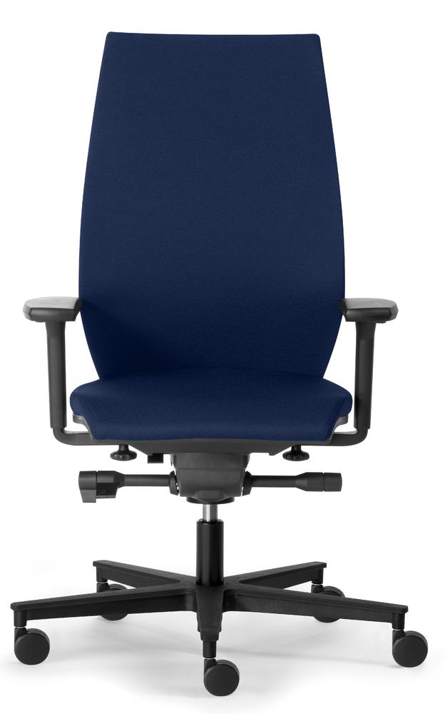 Bürostuhl Ergo-Balance 150 mit Armlehnen | Dunkelblau