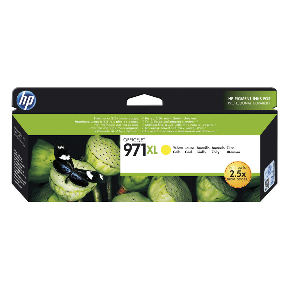 HP Tintenpatrone CN628AE 971XL 6.600Seiten gelb