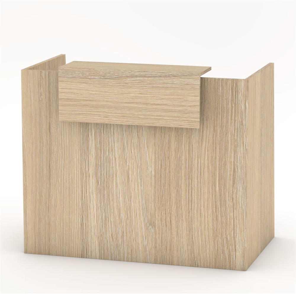 Theke LIBRA ECO | Eiche hell | 1300 | Aufsatz Eiche hell