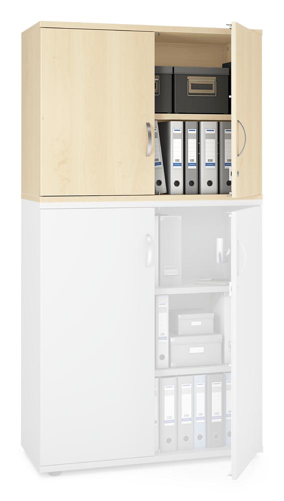 Flügeltüren-Aufsatzschrank PROFI MODUL | Ahorndekor | 1000
