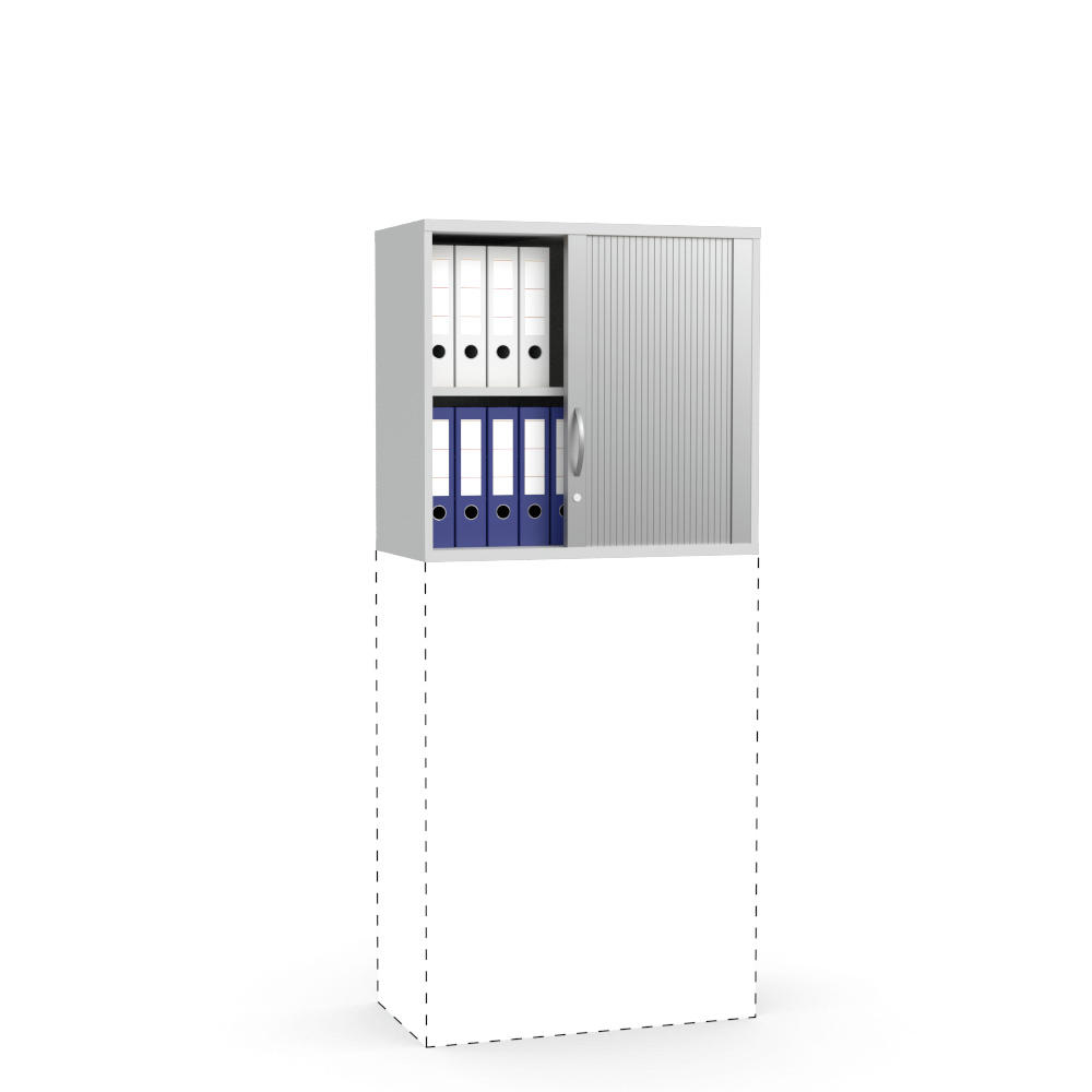 Rollladen-Aufsatzschrank PROFI MODUL | Lichtgrau | 800
