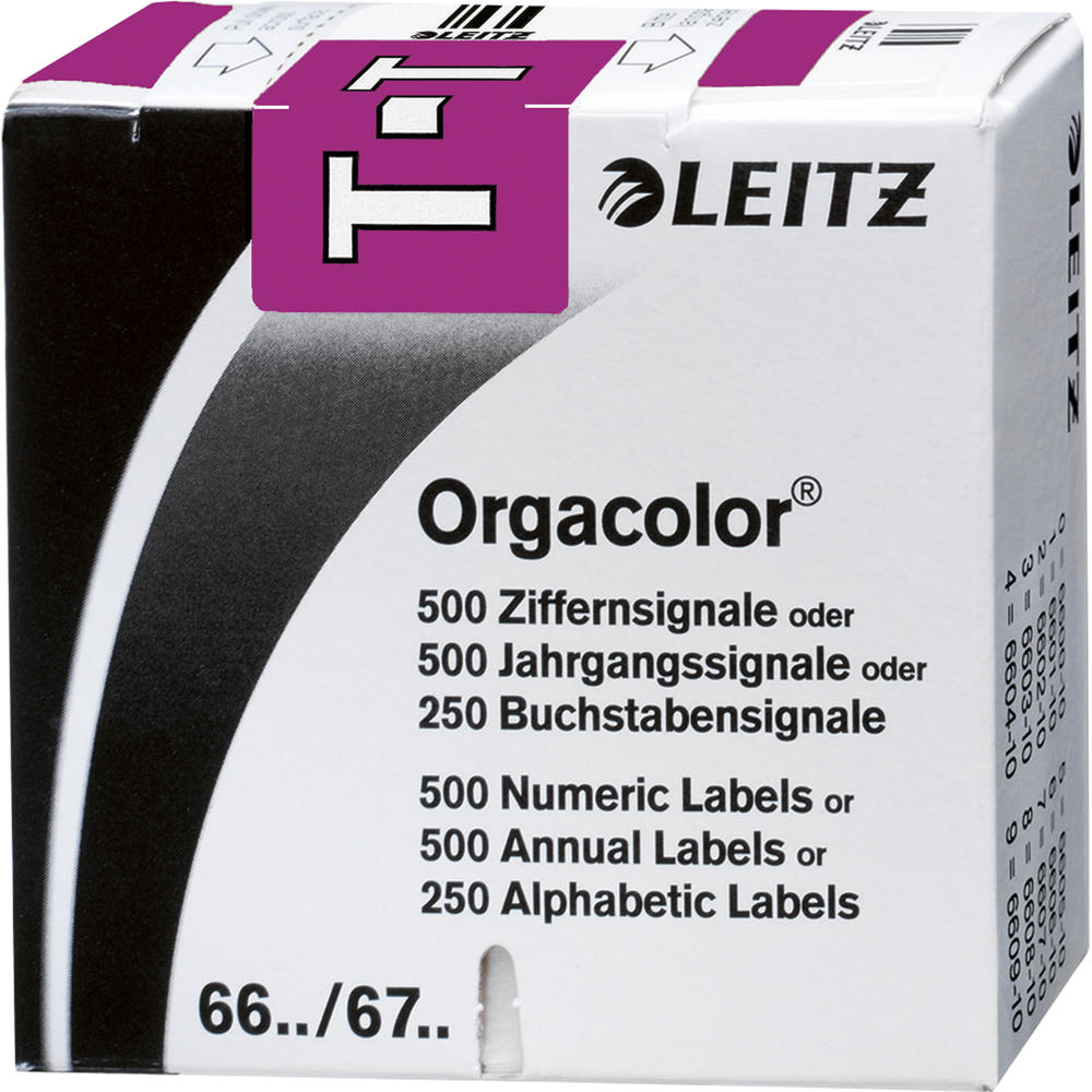 Leitz Buchstabensignal Orgacolor 66291000 T