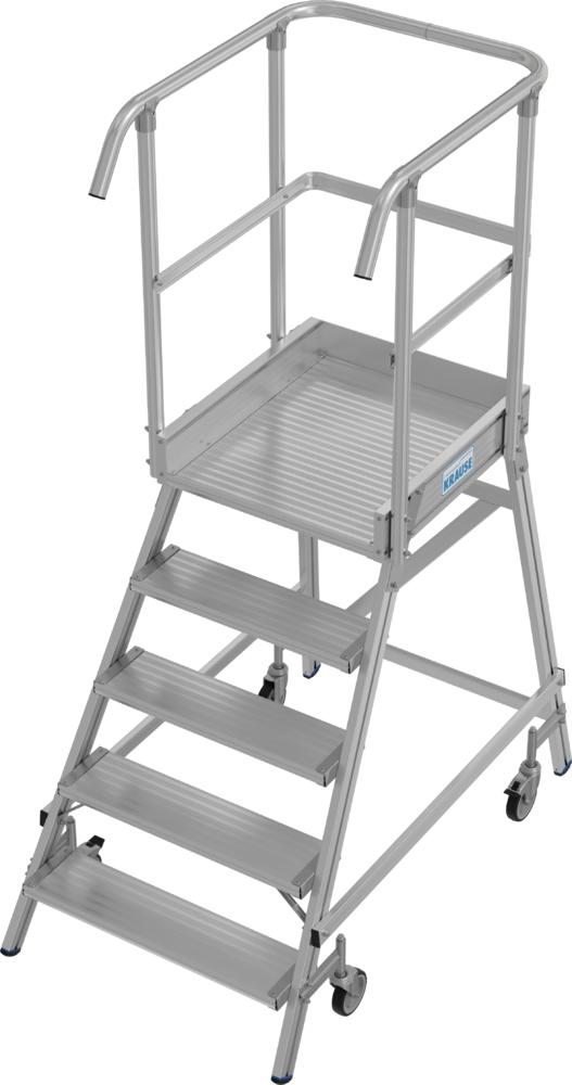 Podestleiter Stabilo Fahrb. Einseitig 1x5 Stufen | Einseitig | 3190