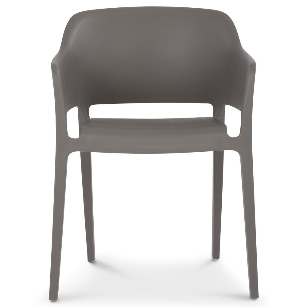 Stapel-/Schalenstuhl IBIZA PRO | Grau