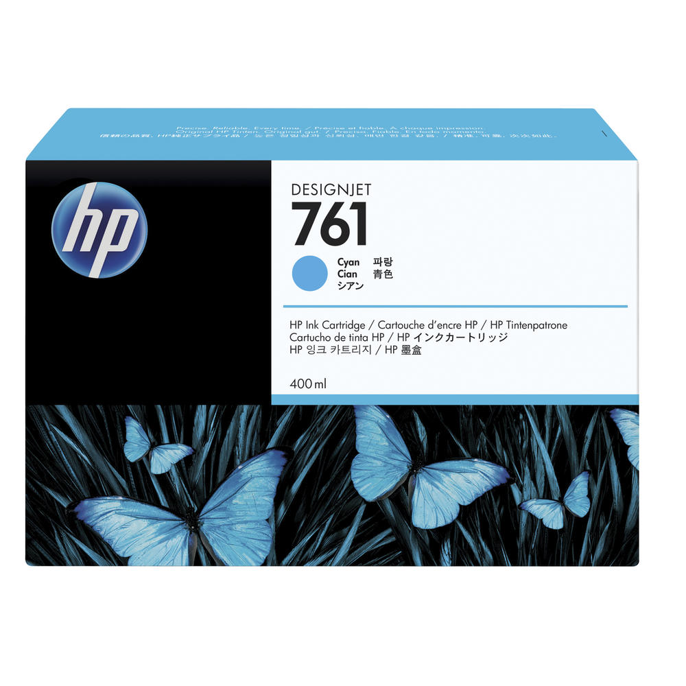 HP Tintenpatrone CM994A 761 400ml cyan
