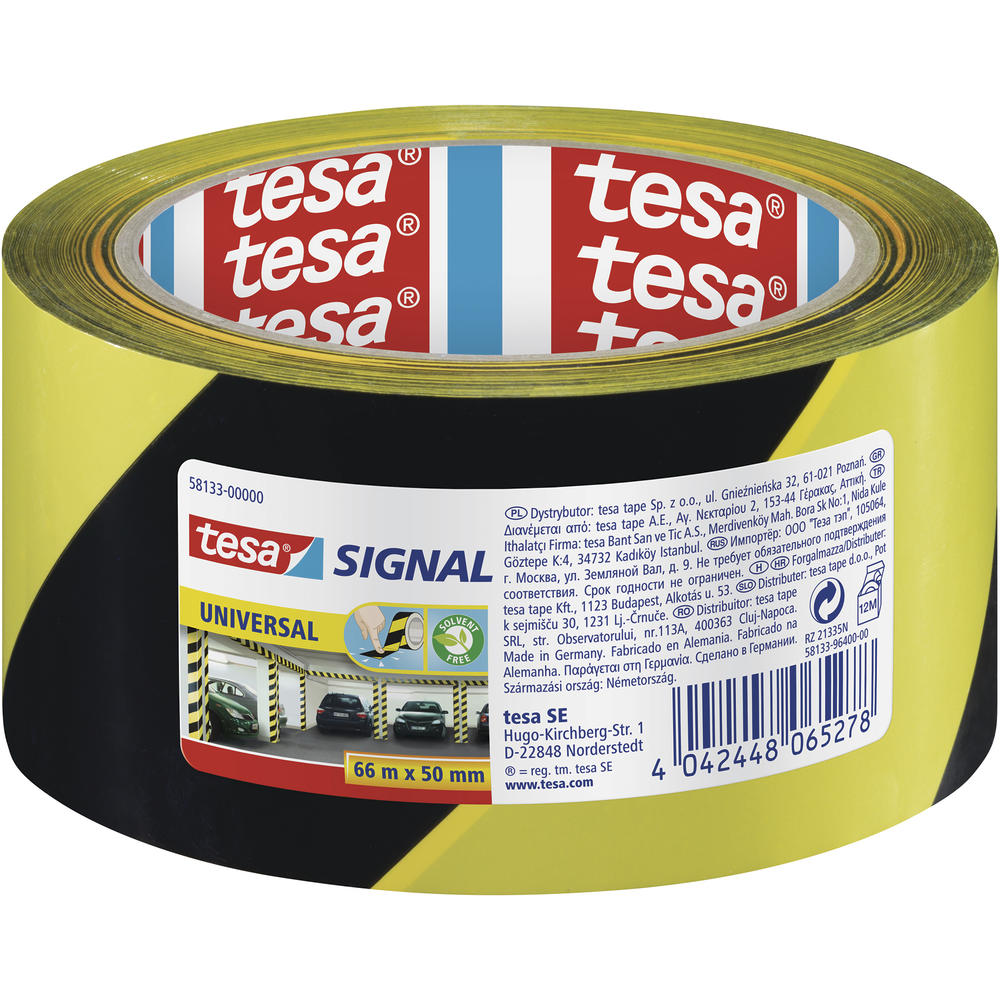 tesa Signalklebeband 58133-00000 50mmx66m bedruckt