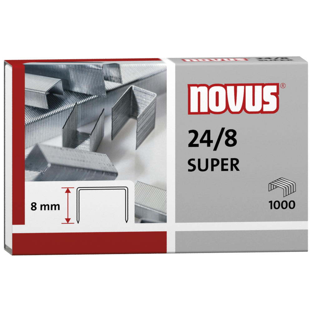 NOVUS Heftklammer 040-0038 24/8 Super verzinkt