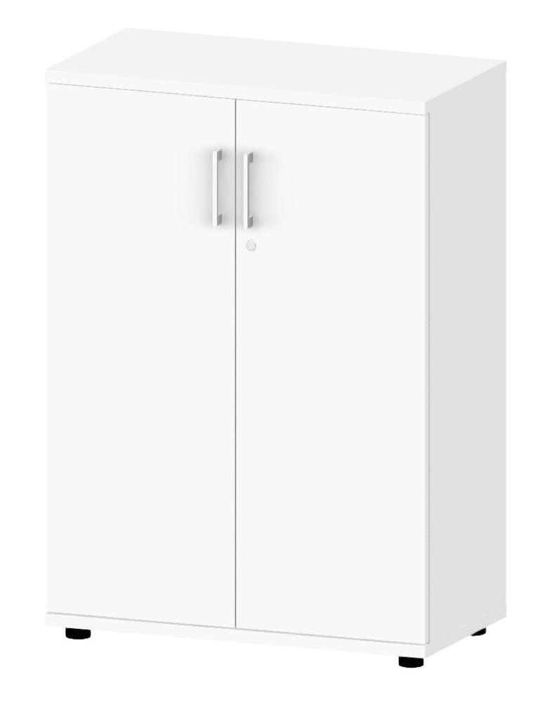 Flügeltürenschrank DELUXE | Weiß | 800 | 1140 mm (3 OH)