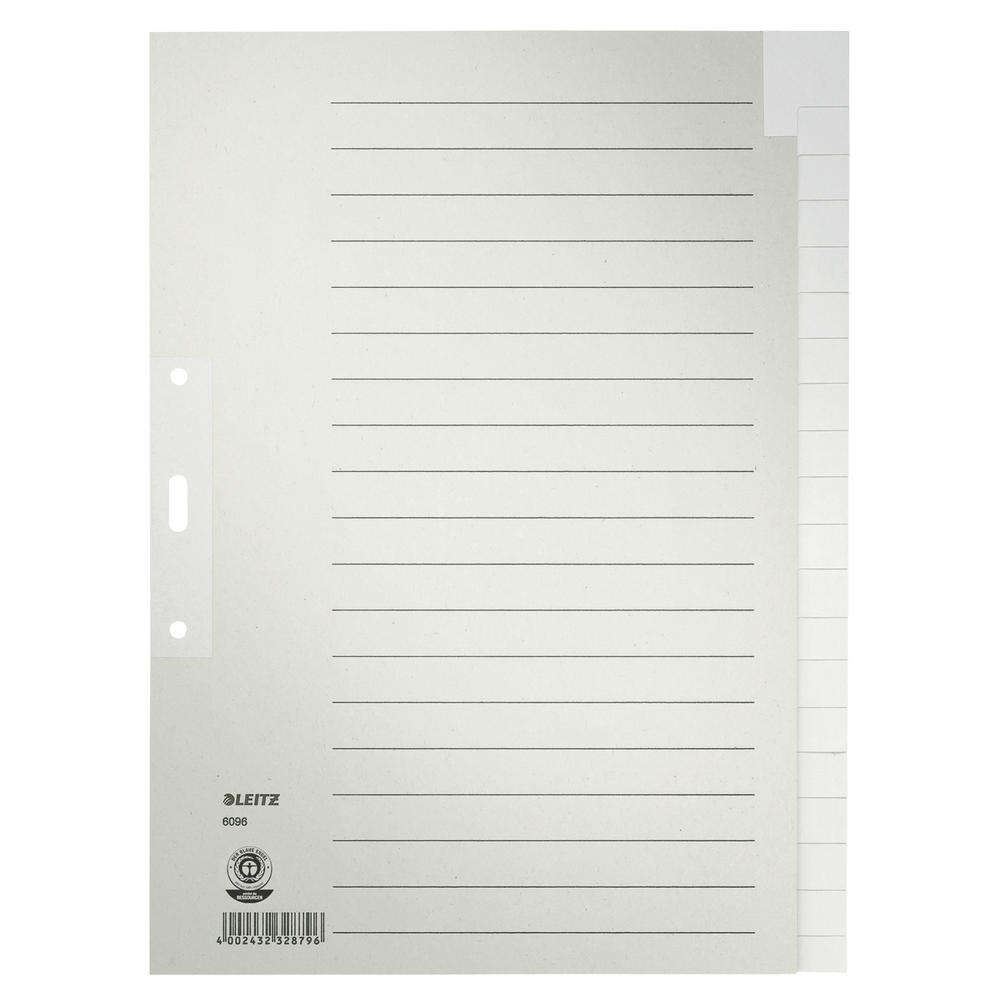 Leitz Register 60960085 blanko DIN A4 Tauenpapier