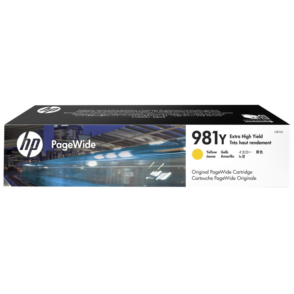 HP Tintenpatrone L0R15A 981Y 16.000Seiten gelb