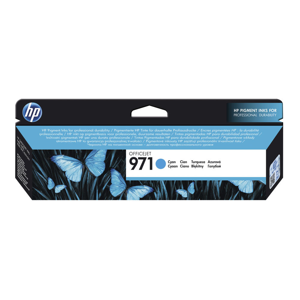 HP Tintenpatrone CN622AE 971 2.500Seiten cyan