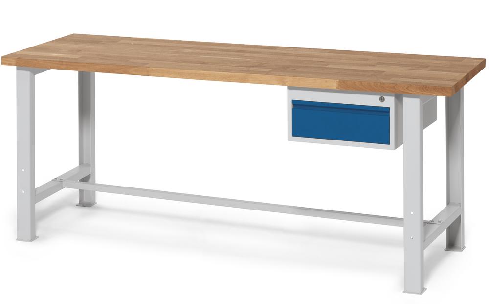 Werkbank-Angebot 2 WS PROFI SYSTEM, Höhe fix | 2000 | Buche-Massiv-Arbeitsplatte