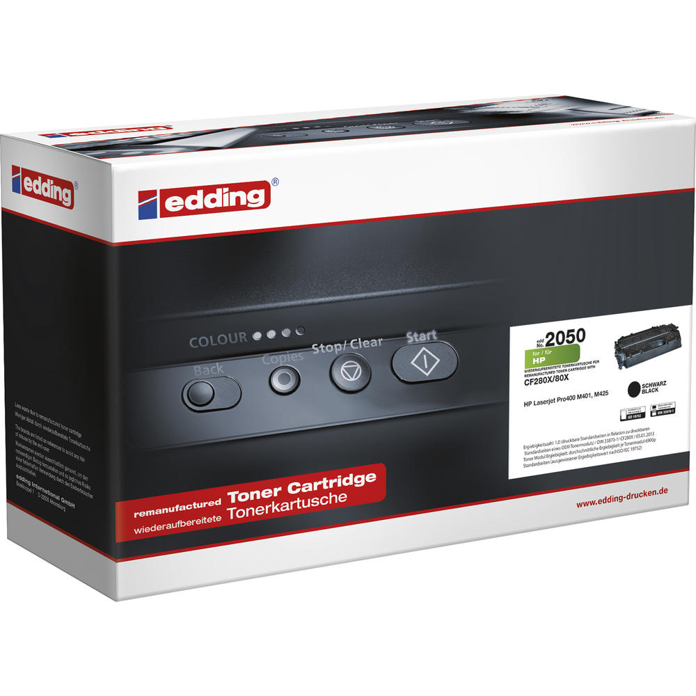 edding Toner 18-2050 wie HP CF280X schwarz