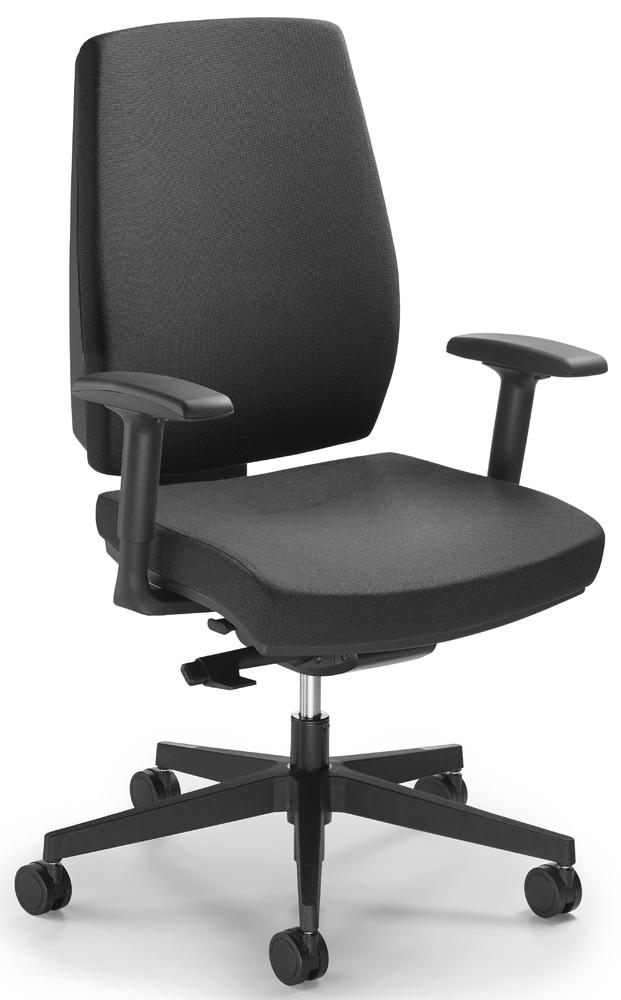 Bürostuhl Ergo SIT mit Armlehnen | Anthrazit