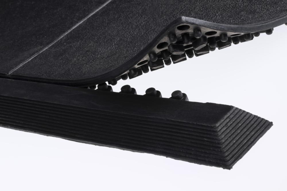 Arbeitsplatzmatte Solid Basic Seitenleiste | Schwarz | Seitenleiste, männlich | Trockene Arbeitsbereiche
