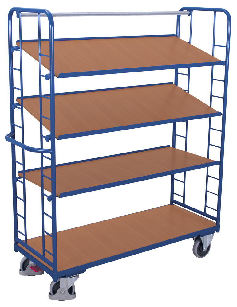 Etagenwagen mit 1 festen, 3 verstellbaren Boden | 1851 | mit 3 verstellbaren und 1 festen Boden | 400 | B 640 x L 1570 mm