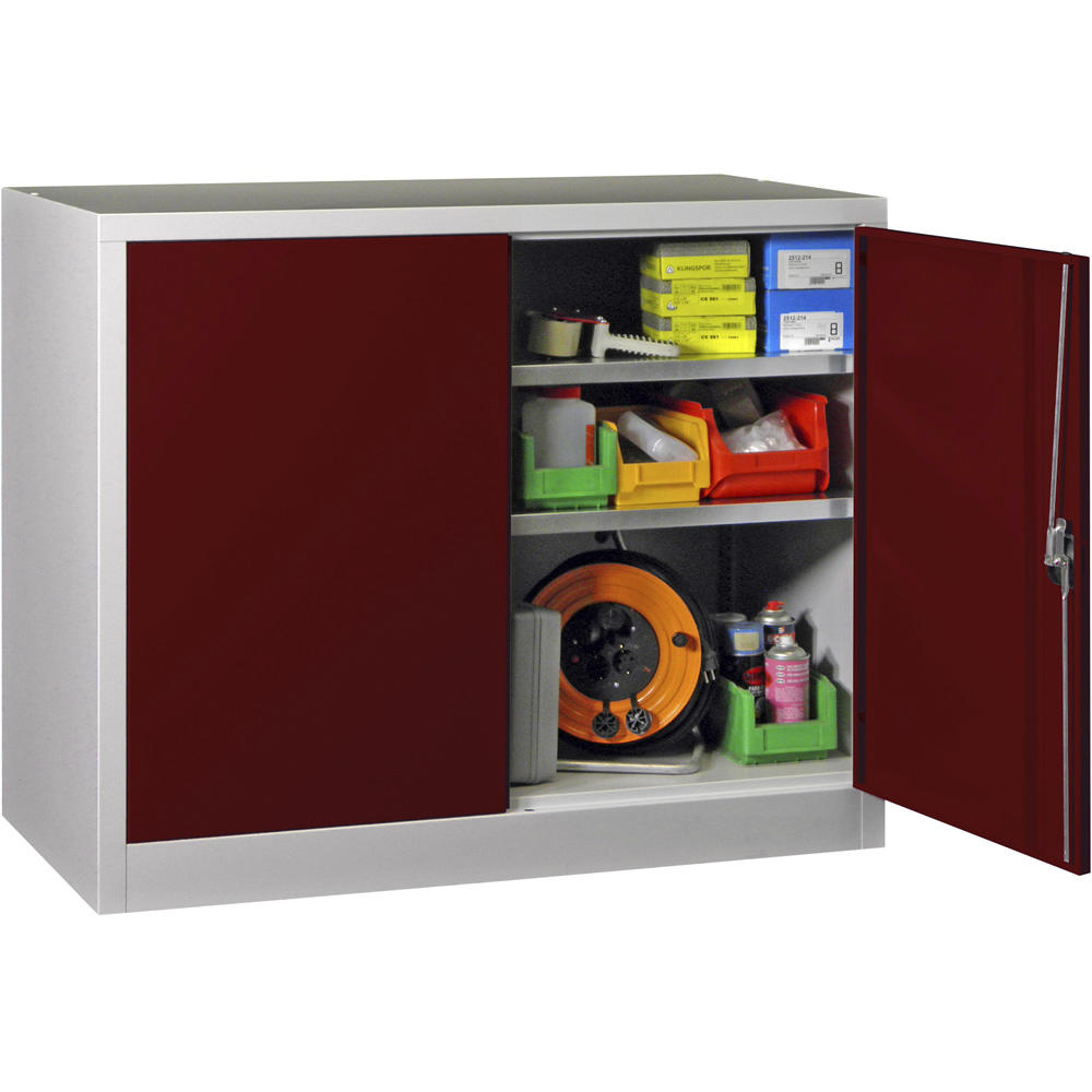Beistellschrank SYSTEM T 1200 | Rubinrot RAL 3003 | 1200 | 600