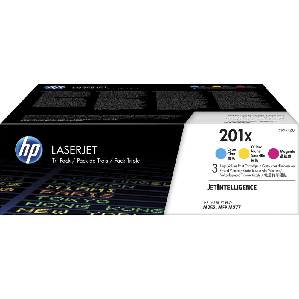 HP Toner CF253XM 201X 2.300Seiten c/m/y 3