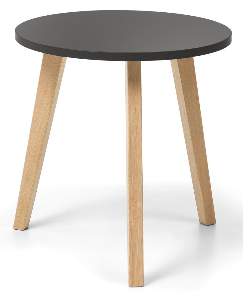 Beistelltisch OAK | Anthrazit | Rund