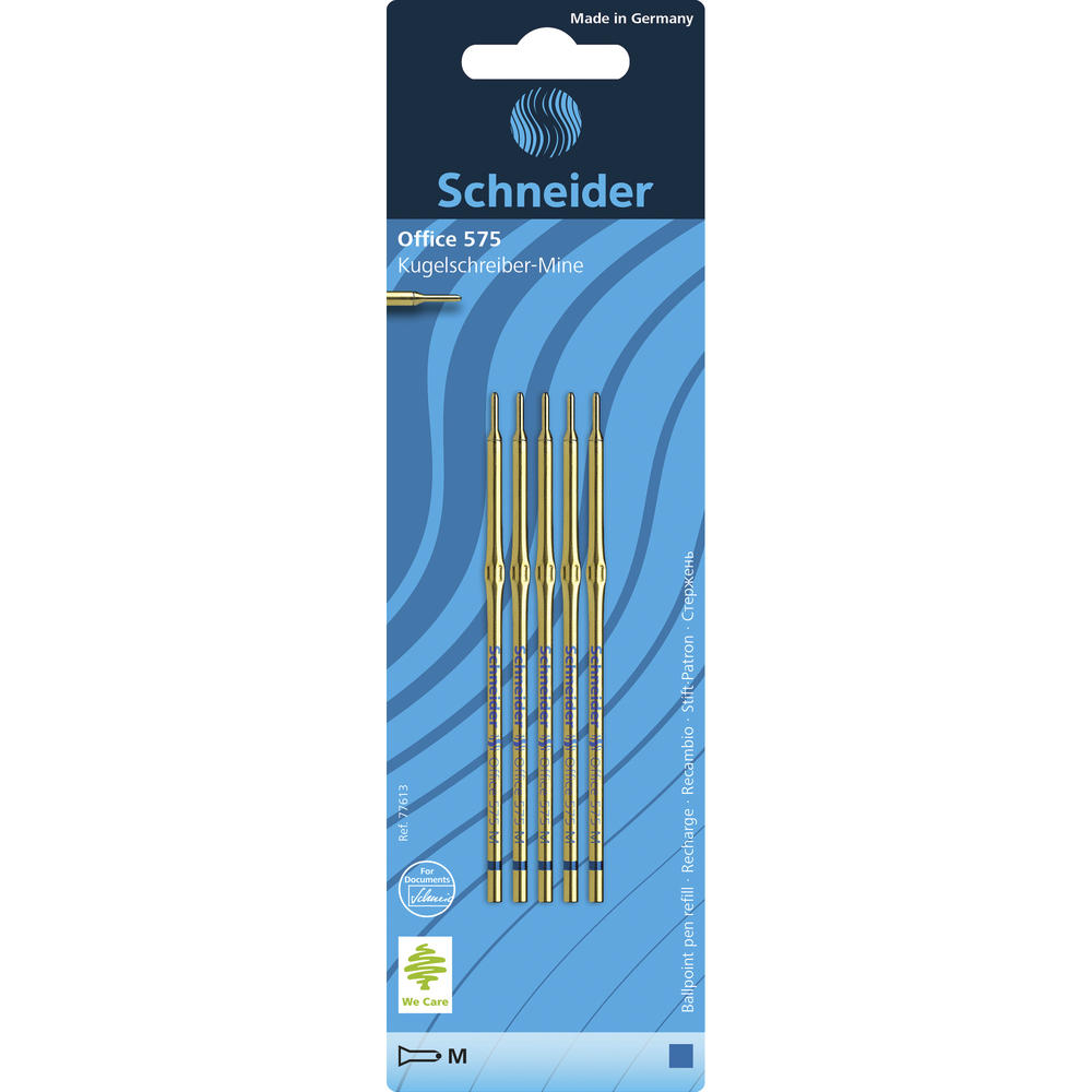 Schneider Kugelschreibermine 575 M 77613 blau 5