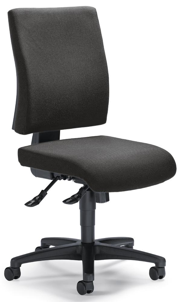 Bürostuhl COMFORT R ohne Armlehnen | Anthrazit | ohne Armlehnen (optional)