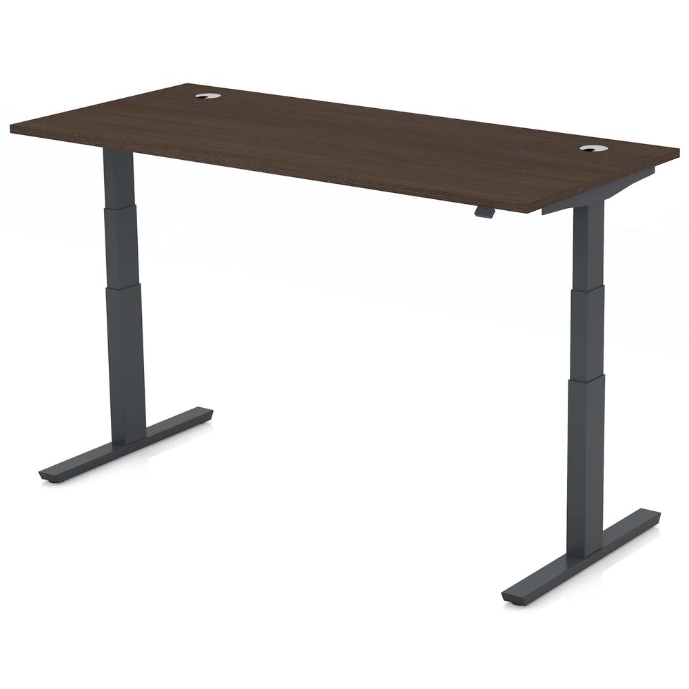 Höhenverstellbarer Schreibtisch DELUXE | Wenge | 1800