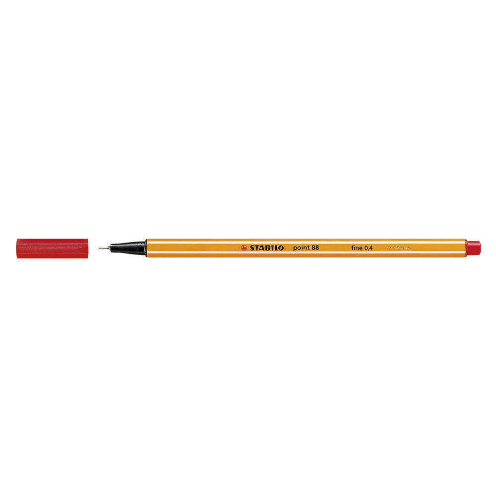 STABILO Fineliner point 88 88/40 0,4mm rot