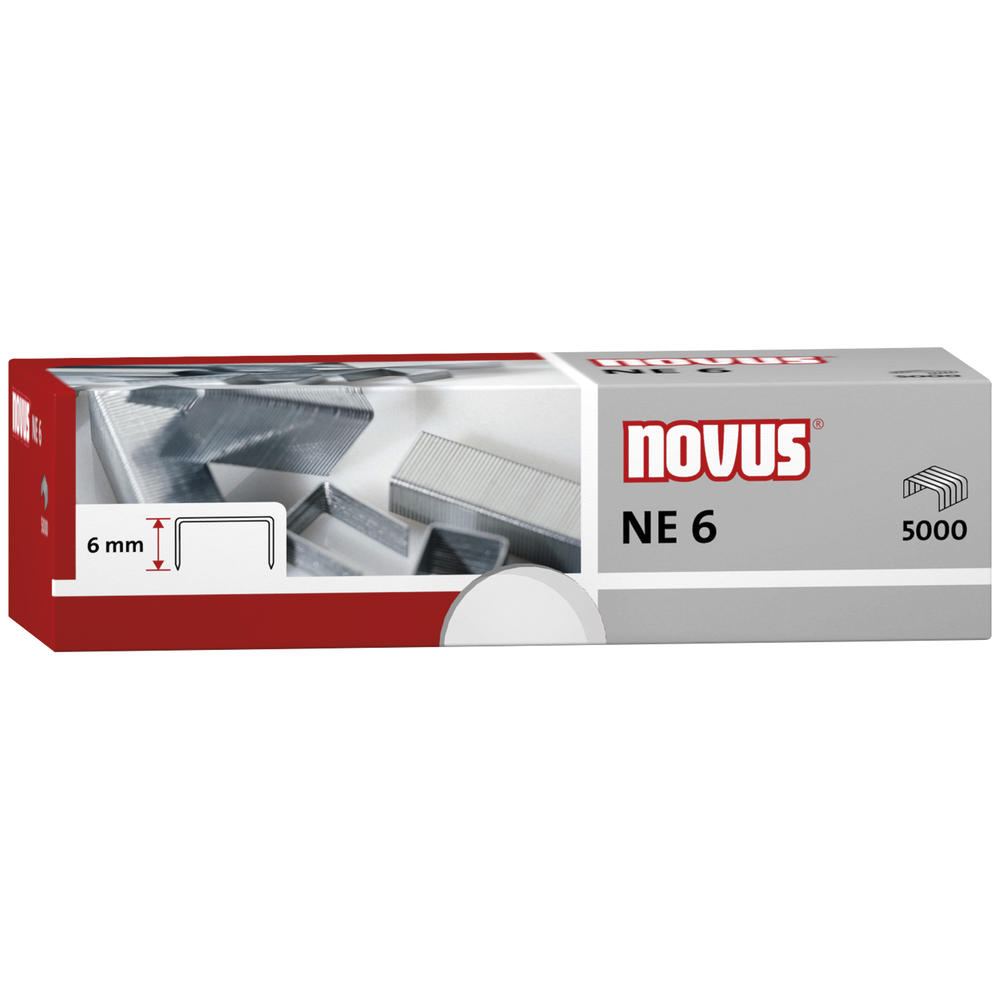 NOVUS Heftklammer NE 6 Super 042-0001 verzinkt