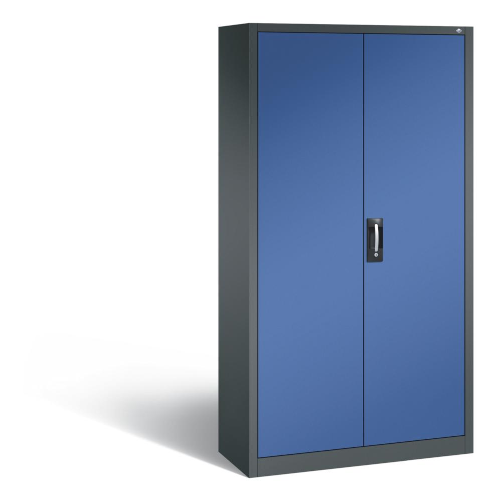 Magazinschränke Ergo-Lock | Enzianblau RAL 5010 | 1000 | 420 | 20 x Größe 4 rot, 20 x Größe 4 blau