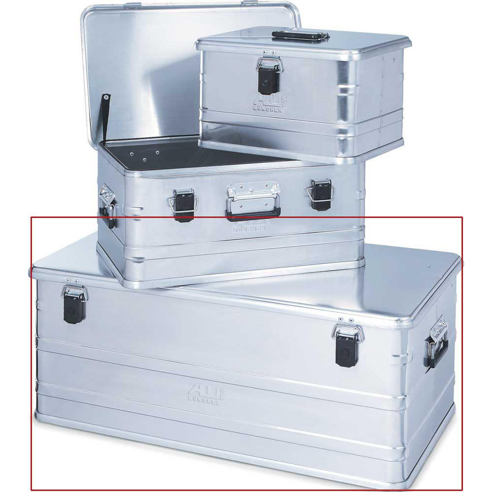 Profi-Aluminium Transportkiste Comfort 140 Liter | ohne Stapelecken | 140,00