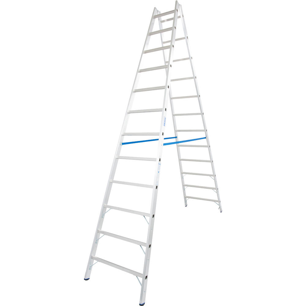 Sprossen-Doppelleiter Stabilo, 2x12 Sprossen | 4600
