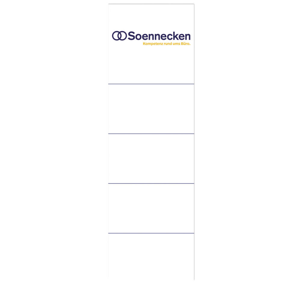 Soennecken Ordneretikett 3350 breit/kurz sk weiß