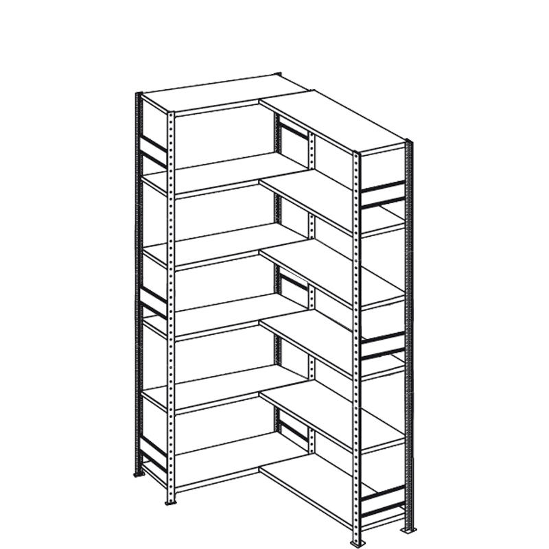Steckregal ST 3000 - Eckregal | Verzinkt | 2500 | 300