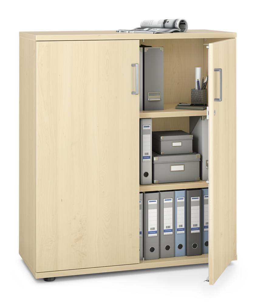 Flügeltürenschrank MULTI MODUL-PRO | Ahorndekor | 1000 | 1140 mm (3 OH)