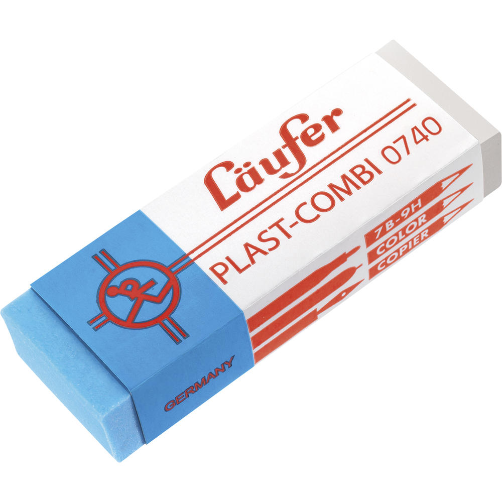 Läufer Radierer Plast-Combi 07400 46x20x9mm