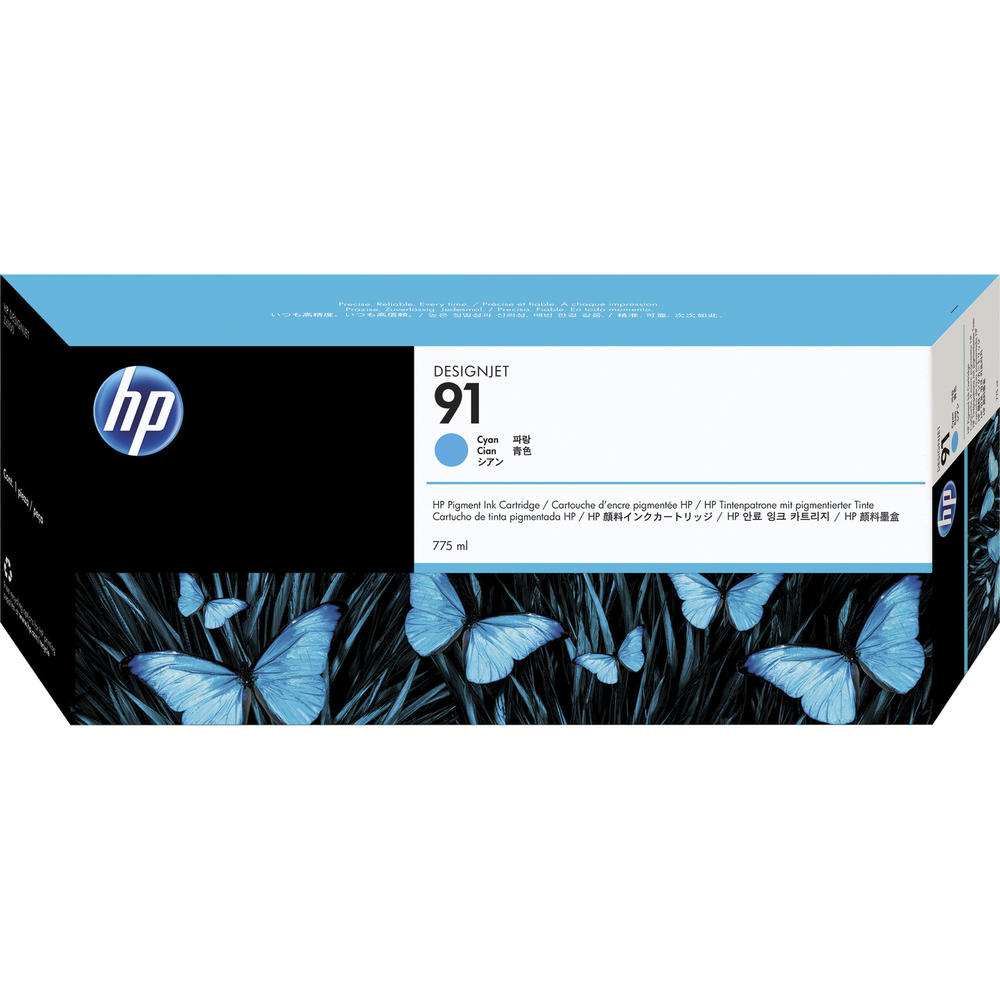 HP Tintenpatrone C9467A 91 775ml cyan