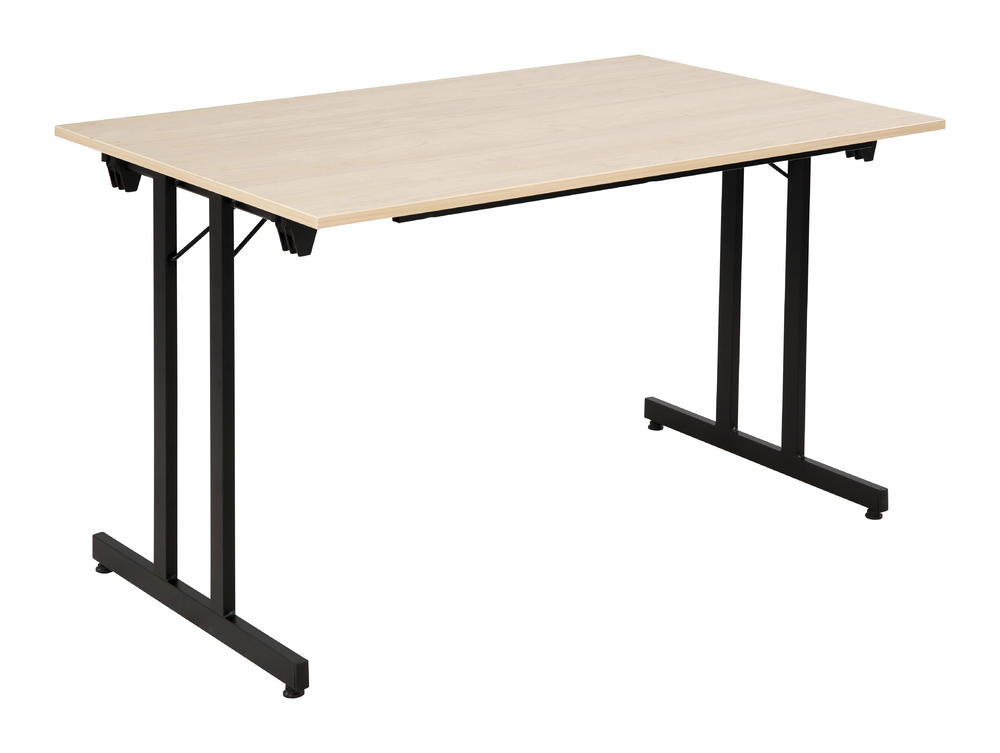 Klapptische / Mehrzwecktische | Ahorndekor | 1600 | 800 | Schwarz