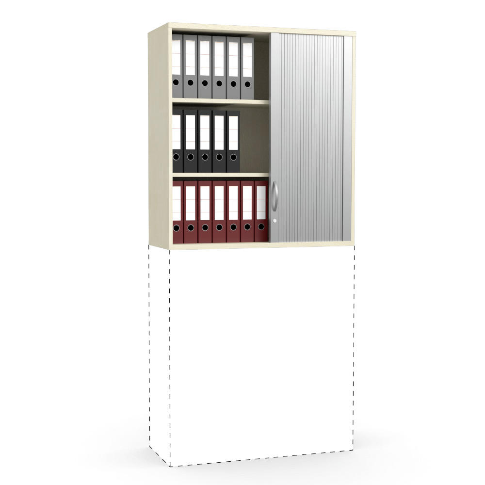 Rollladen-Aufsatzschrank PROFI MODUL | Ahorndekor | 1000