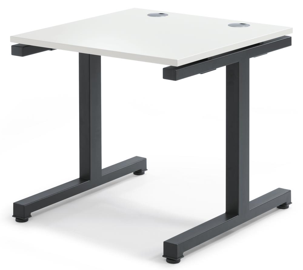 Schreibtisch BASIC 2.0 MULTI MODUL | Weiß | 800 | Anthrazit