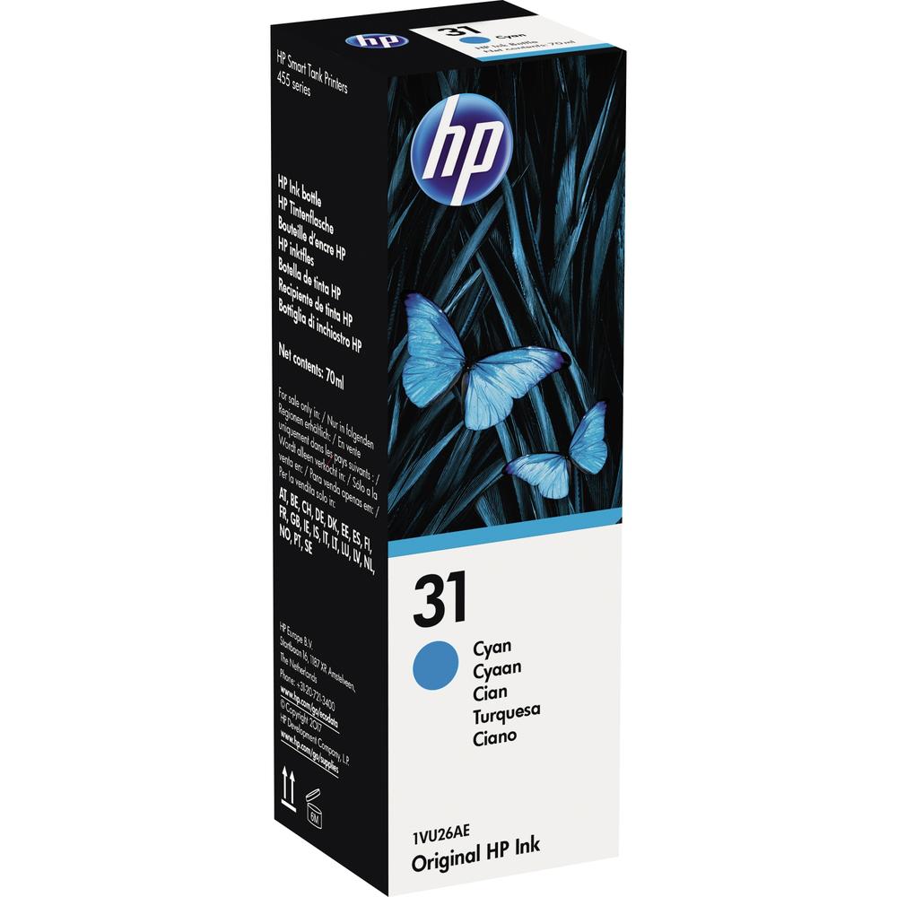 HP Tintenflasche 1VU26AE Nr.31 70ml cyan