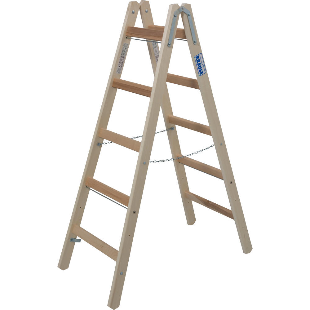 Holz Sprossen-Doppelleiter Stabilo, 2x5 Sprossen | 2760