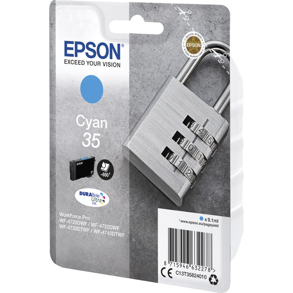 Epson Tintenpatrone C13T35824010 35 9,14ml cyan