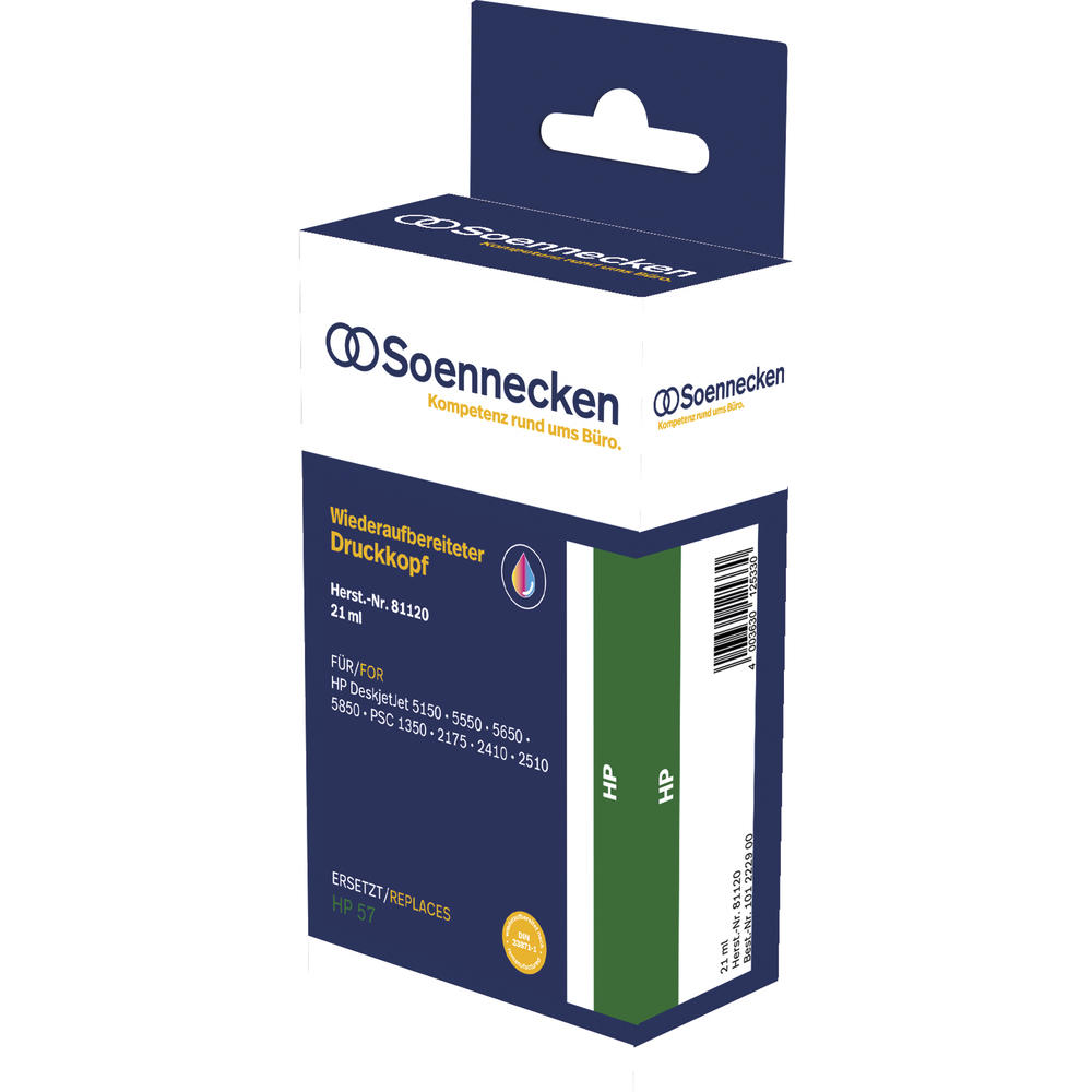 Soennecken Tintenpatrone 81120 wie HP C6657AE 57